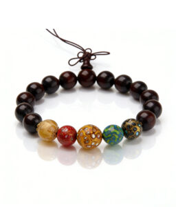 12mm Small-Leaf Red Sandalwood Bracelet