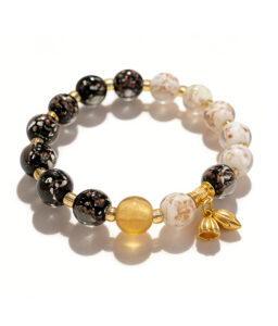 Glow-in-the-Dark Liuli Bracelet: Dual-Tone Couple Jewelry, Premium Stylish Handmade Bracelet