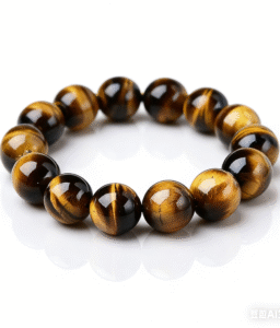 Men's Tiger Eye Stone Bracelet - Wealth Attracting & Grounding Crystal for Success